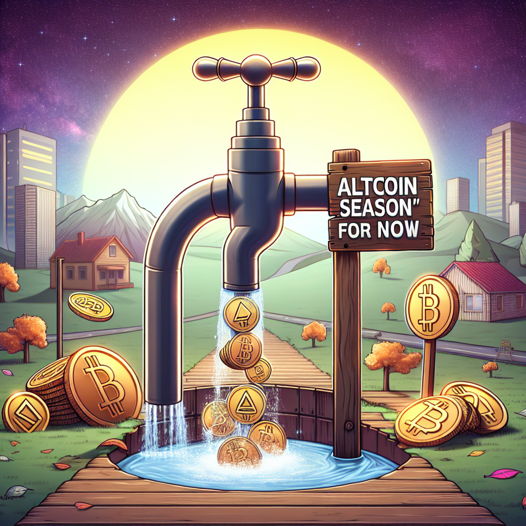 Venture Capitalist Declares Altcoin Season Out of Gas for the Moment