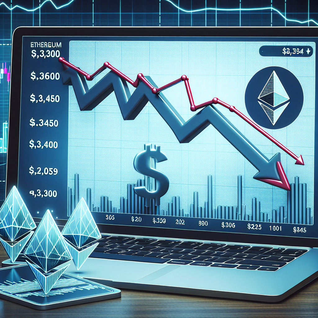 Ethereum Slides to $3,345 as Technical Indicators Signal Potential Breakout