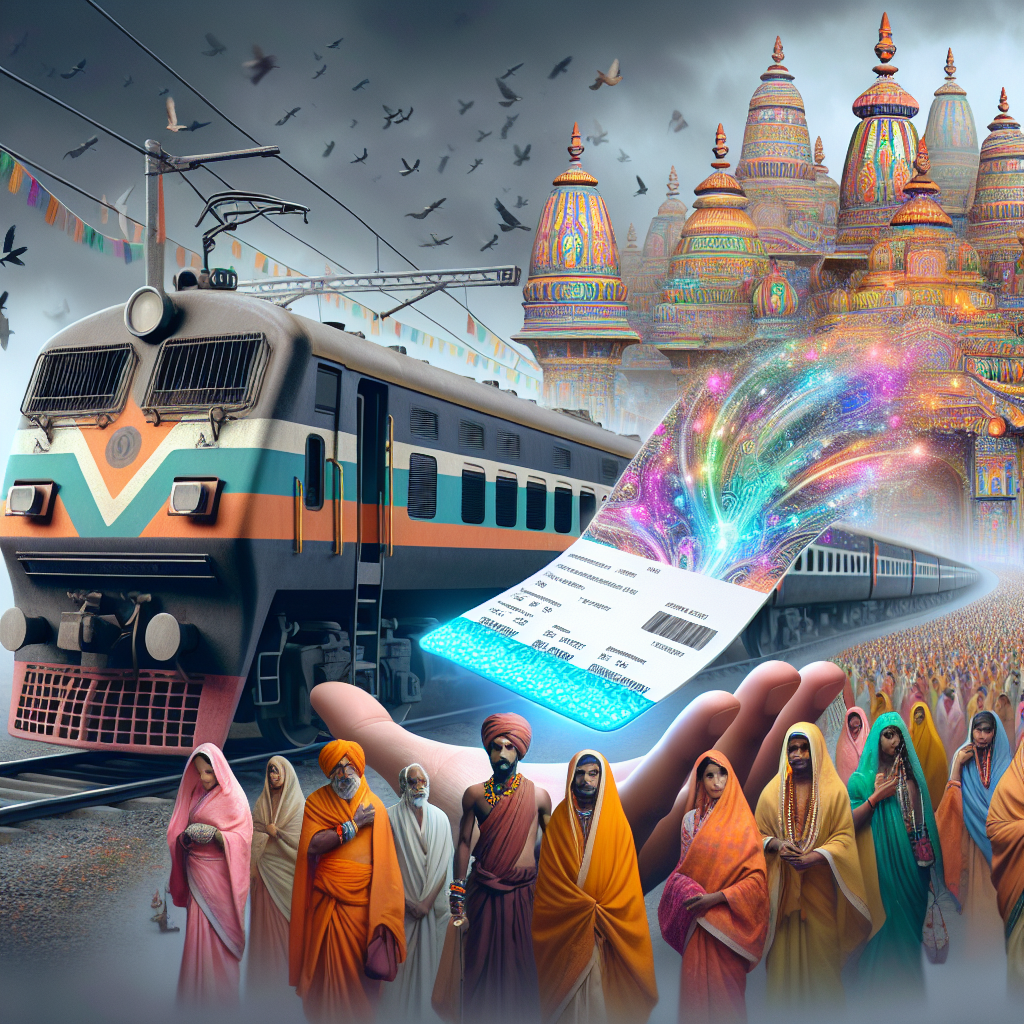 Indian Railways Introduces NFT Train Tickets for MahaKumbh Mela Pilgrims