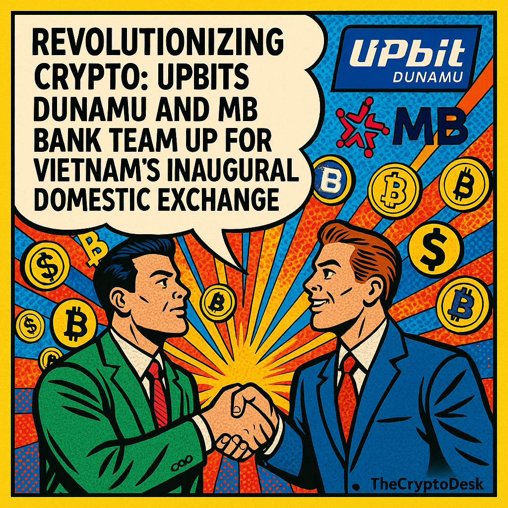 Revolutionizing Crypto: Upbits Dunamu and MB Bank Team Up for Vietnams Inaugural Domestic Exchange