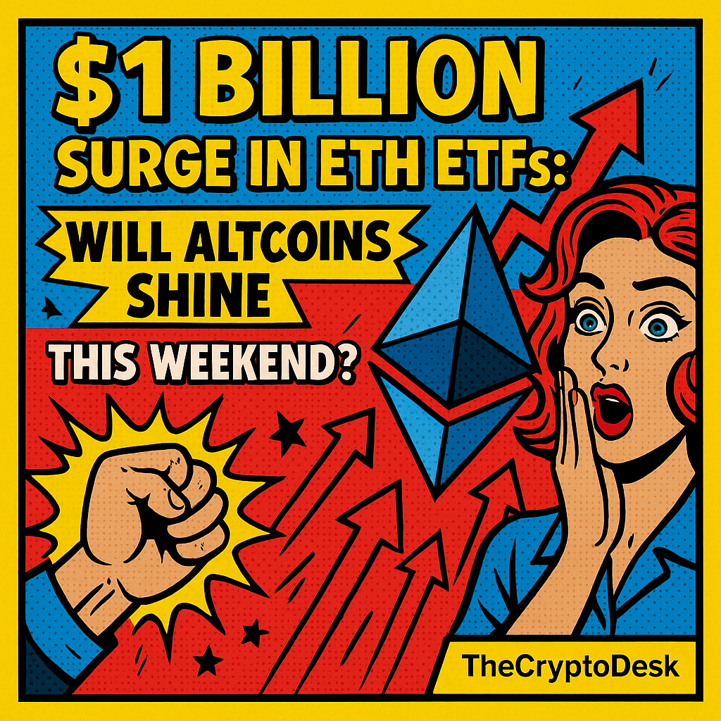 $1 Billion Surge in ETH ETFs: Will Altcoins Shine This Weekend?