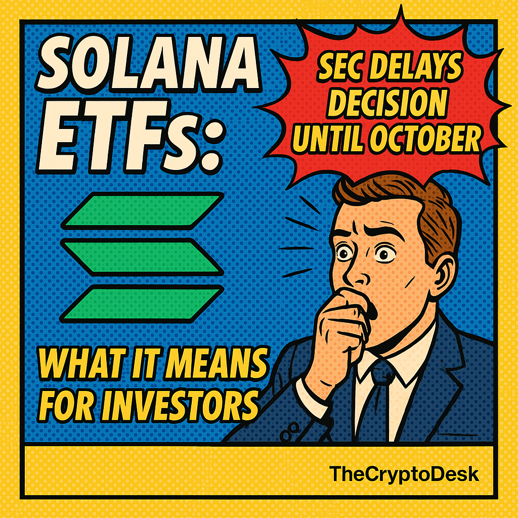 Solana ETFs: SEC Delays Decision Until October – What It Means for Investors