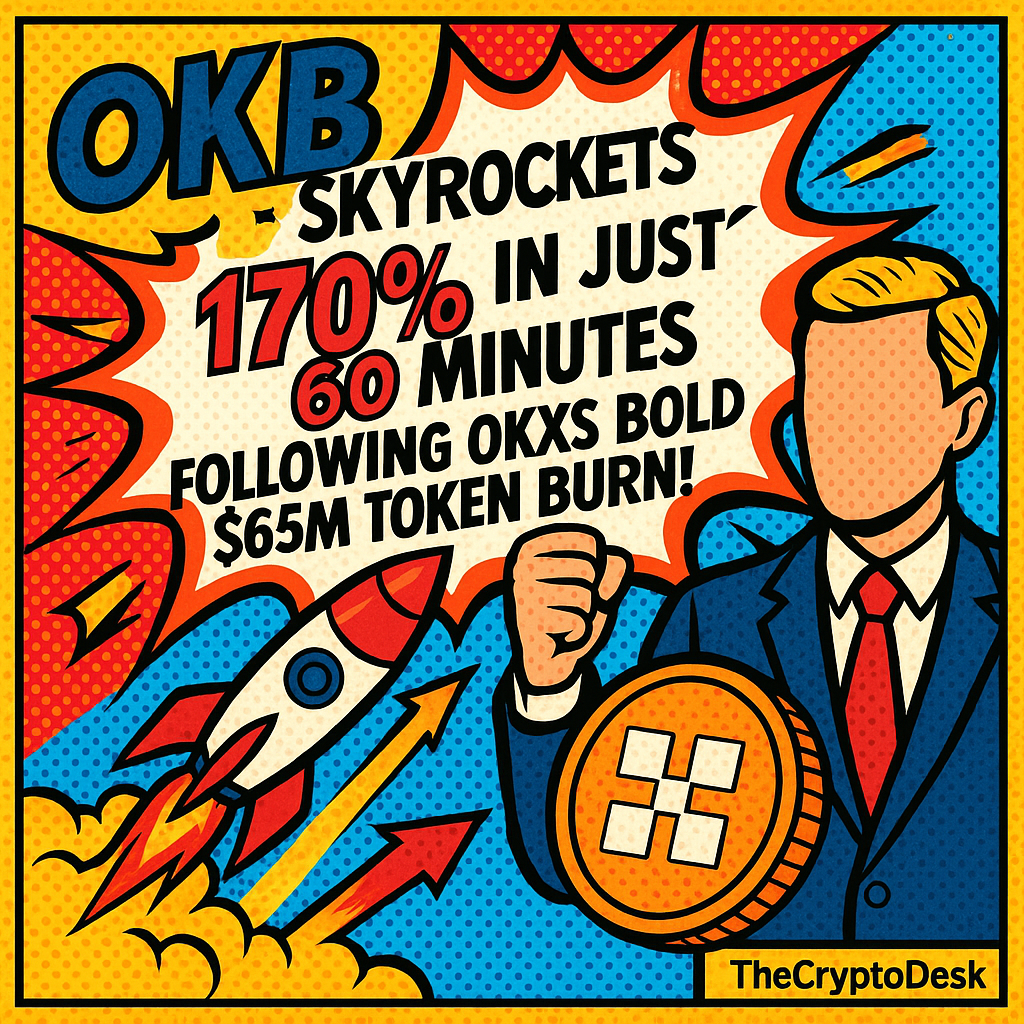 OKB Skyrockets 170% in Just 60 Minutes Following OKXs Bold $65M Token Burn!