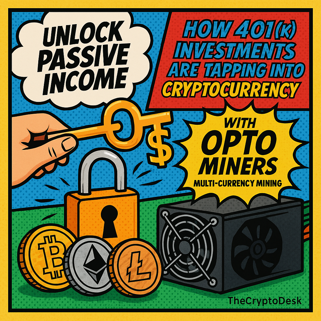 Unlock Passive Income: How 401(k) Investments Are Tapping Into Cryptocurrency with OPTO Miners Multi-Currency Mining