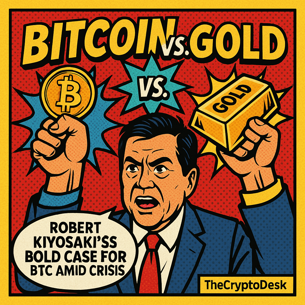 Bitcoin vs. Gold: Robert Kiyosakis Bold Case for BTC Amid Crisis