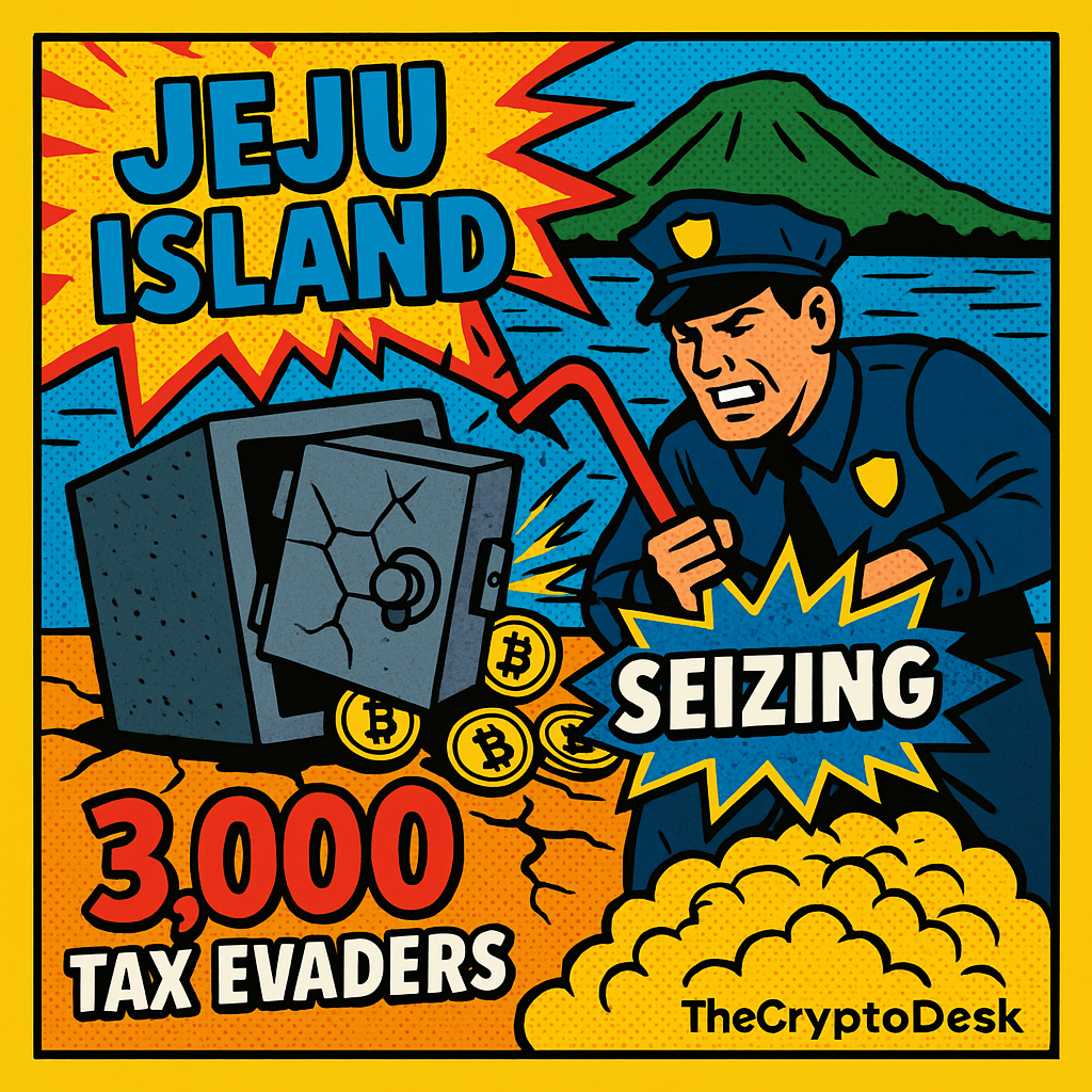 South Koreas Jeju Island Cracks Down on 3,000 Tax Evaders, Seizing Cryptocurrency Assets