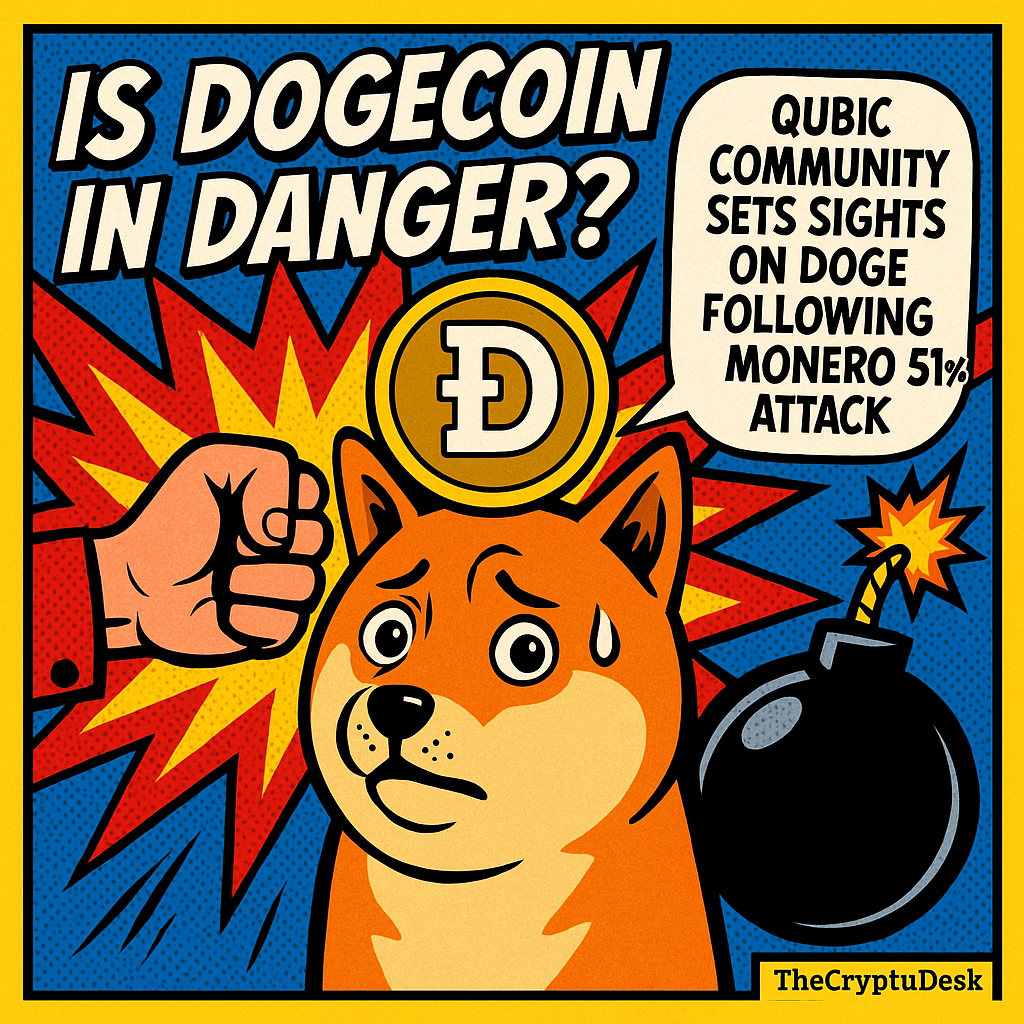 Is Dogecoin in Danger? Qubic Community Sets Sights on DOGE Following Monero 51% Attack