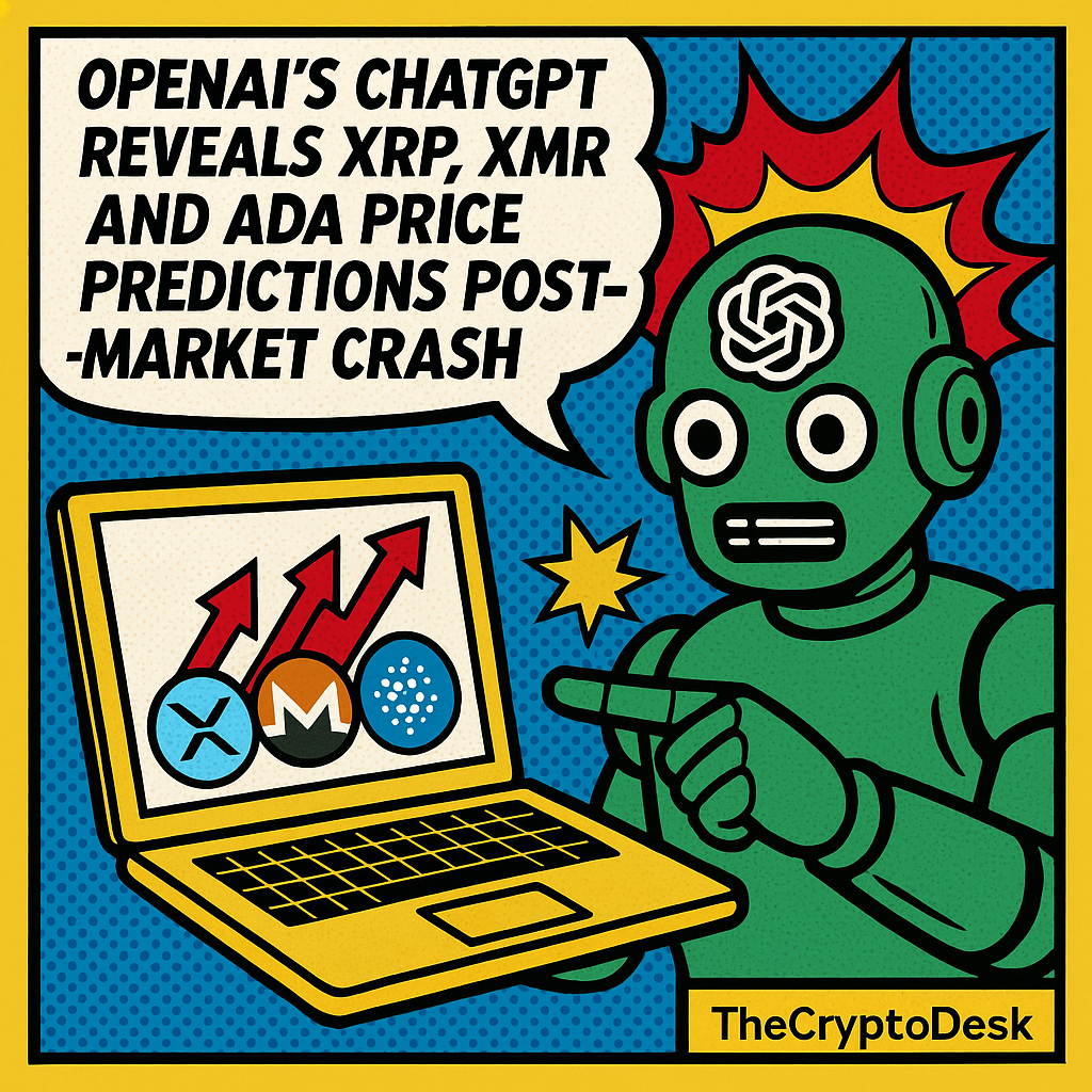 OpenAIs ChatGPT Reveals XRP, XMR, and ADA Price Predictions Post-Market Crash