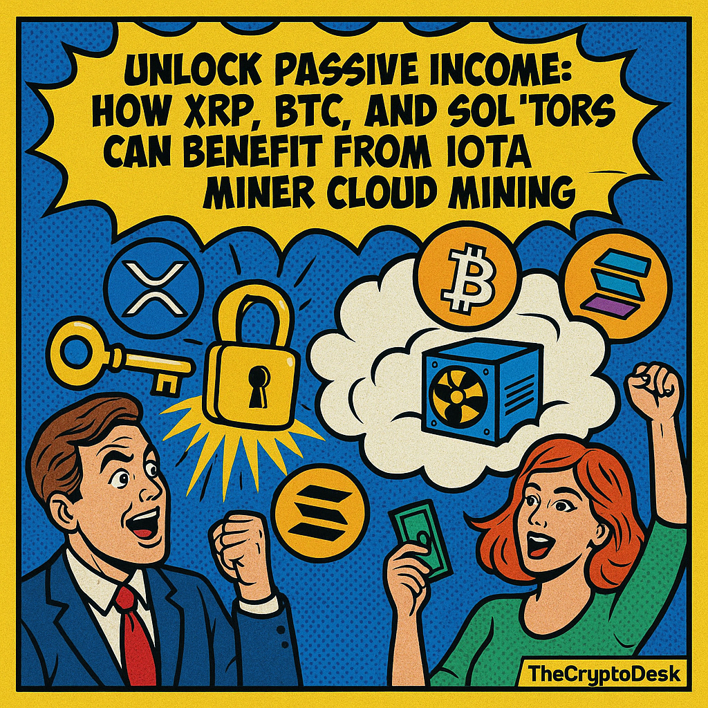 Unlock Passive Income: How XRP, BTC, and SOL Investors Can Benefit from IOTA Miner Cloud Mining