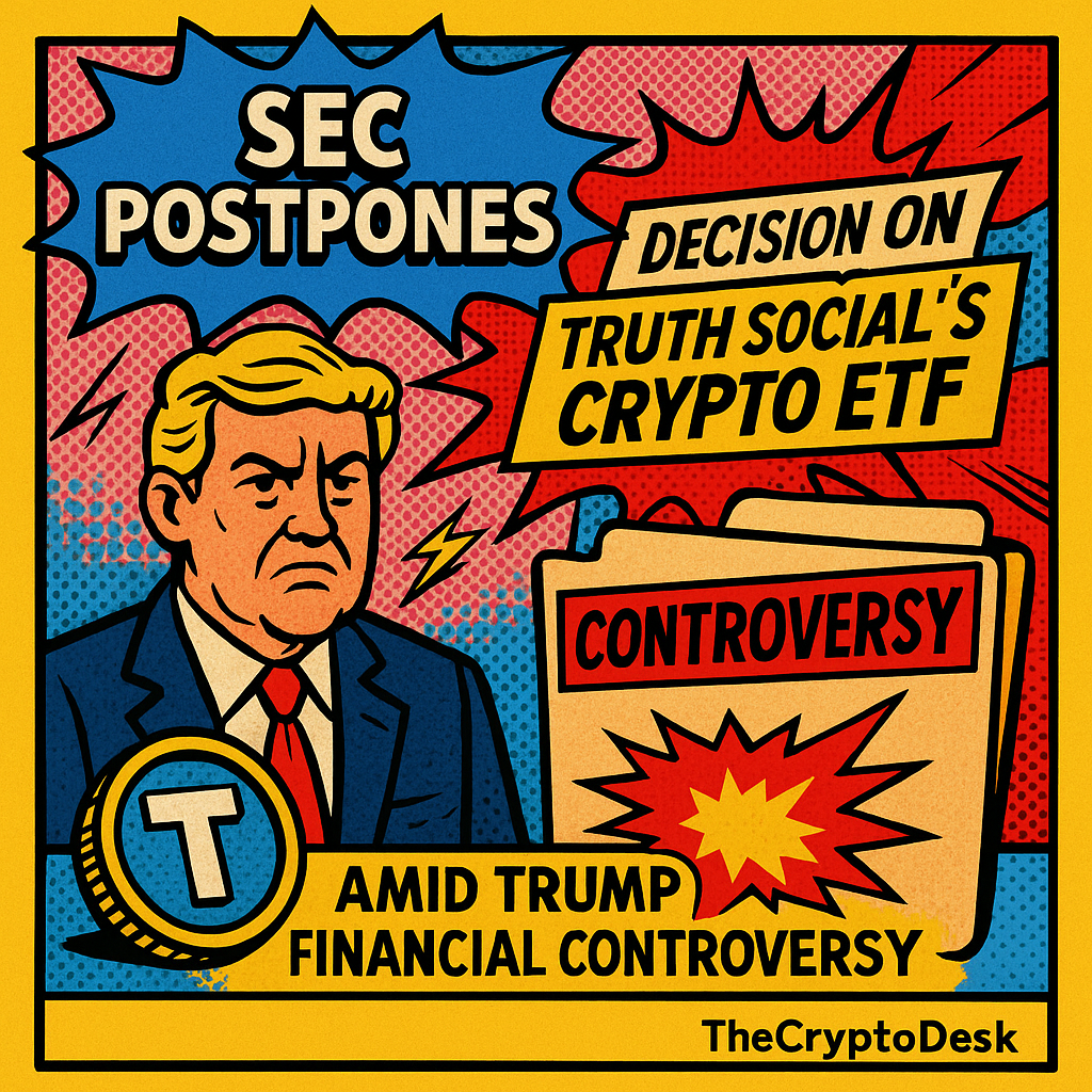 SEC Postpones Decision on Truth Socials Crypto ETF Amid Trump Financial Controversy