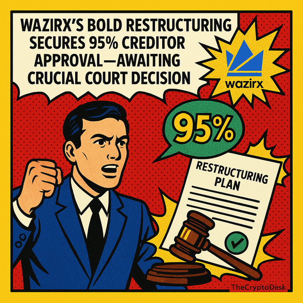 WazirXs Bold Restructuring Secures 95% Creditor Approval—Awaiting Crucial Court Decision