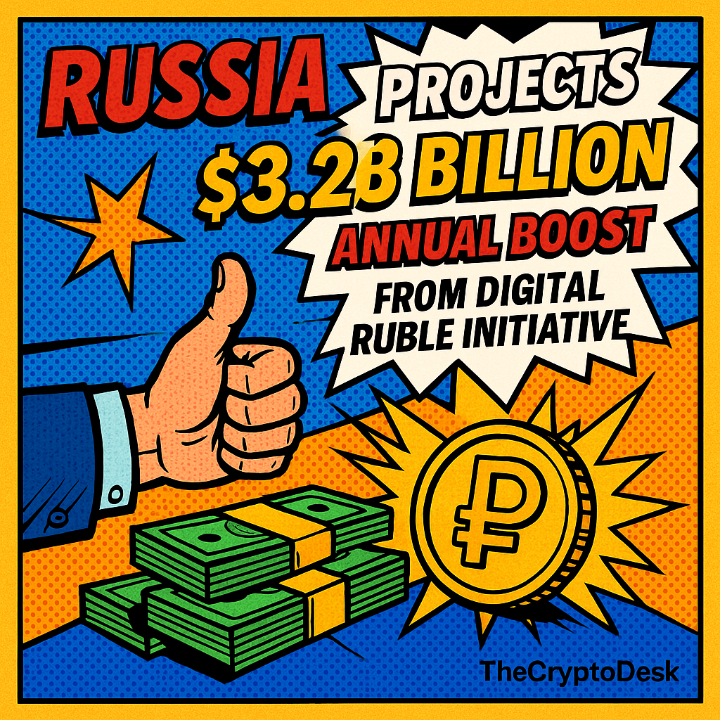 Russia Projects $3.2 Billion Annual Boost from Digital Ruble Initiative