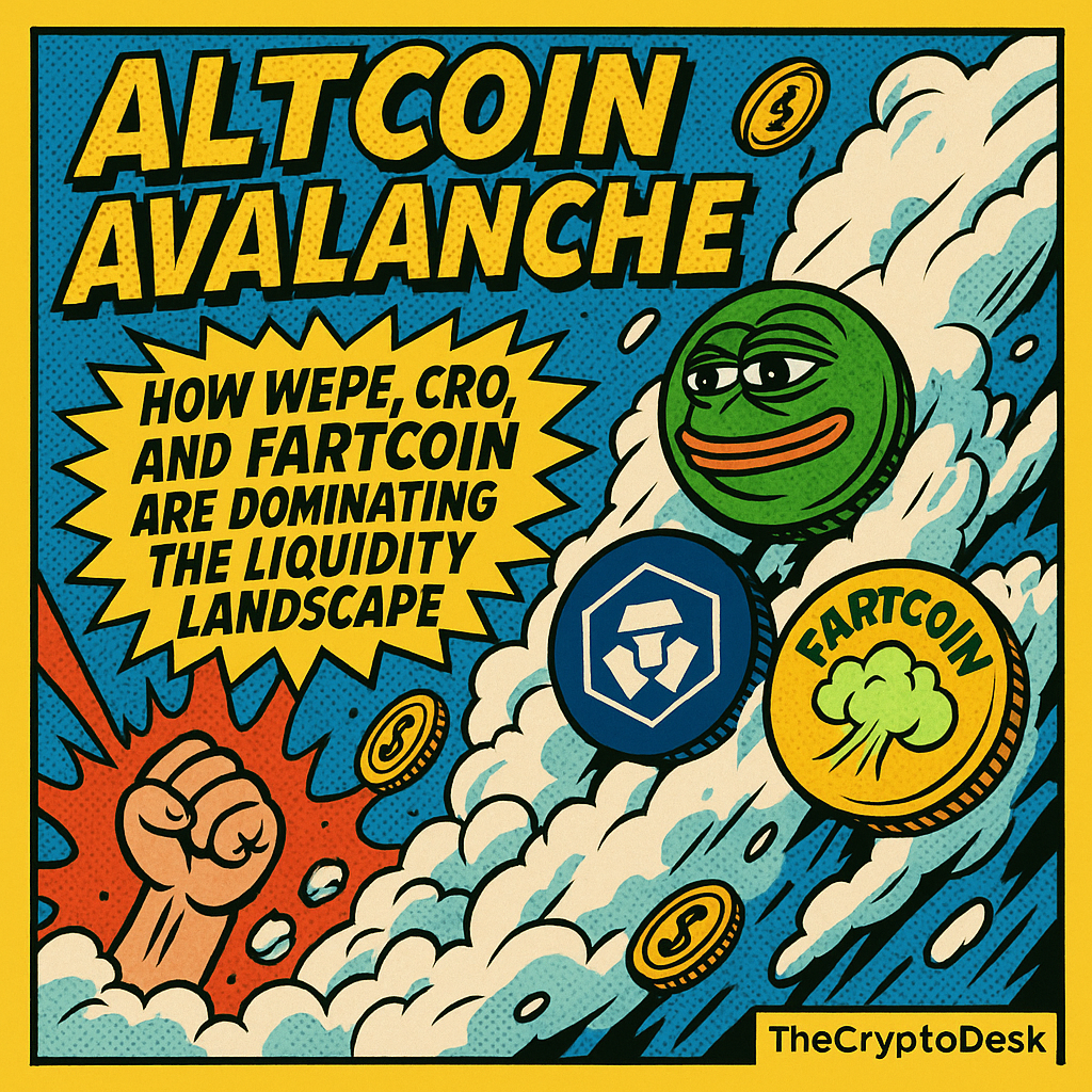 Altcoin Avalanche: How WEPE, CRO, and Fartcoin Are Dominating the Liquidity Landscape