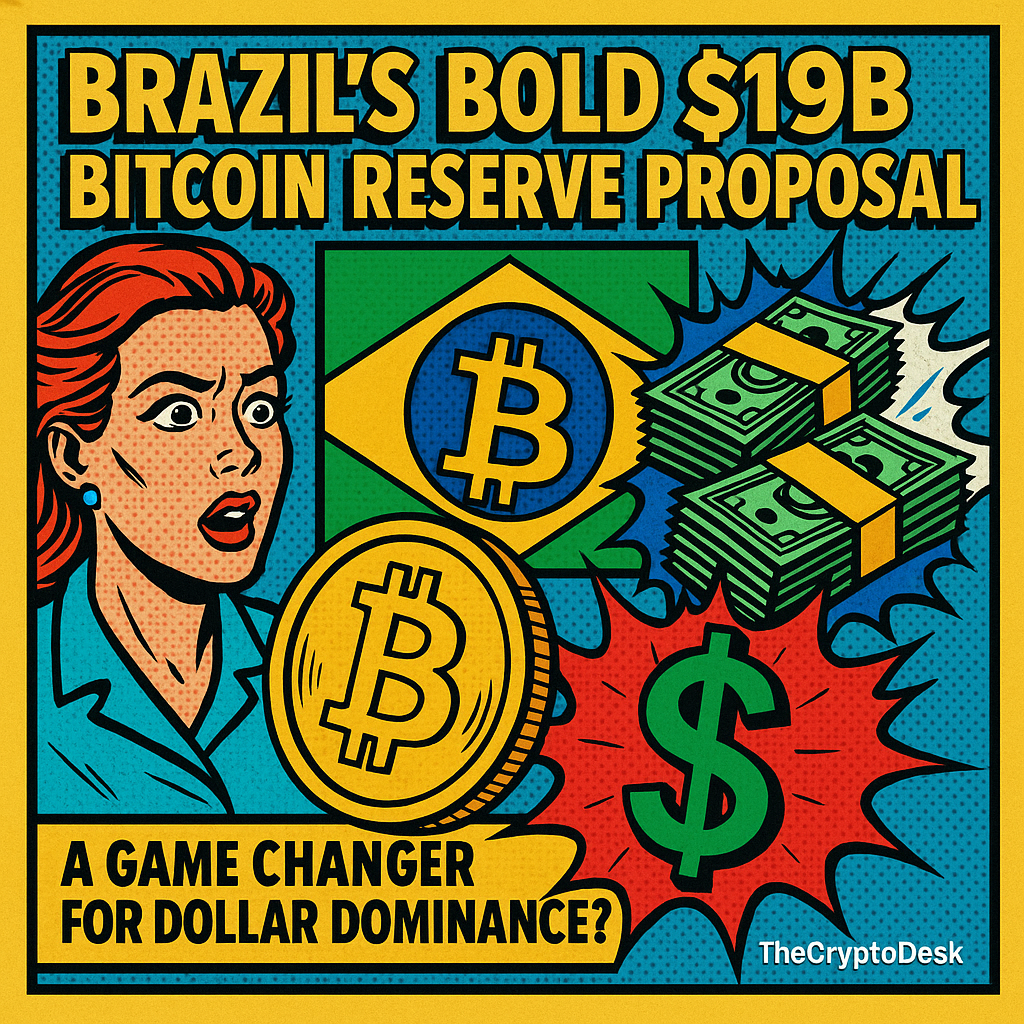 Brazils Bold $19B Bitcoin Reserve Proposal: A Game Changer for Dollar Dominance?