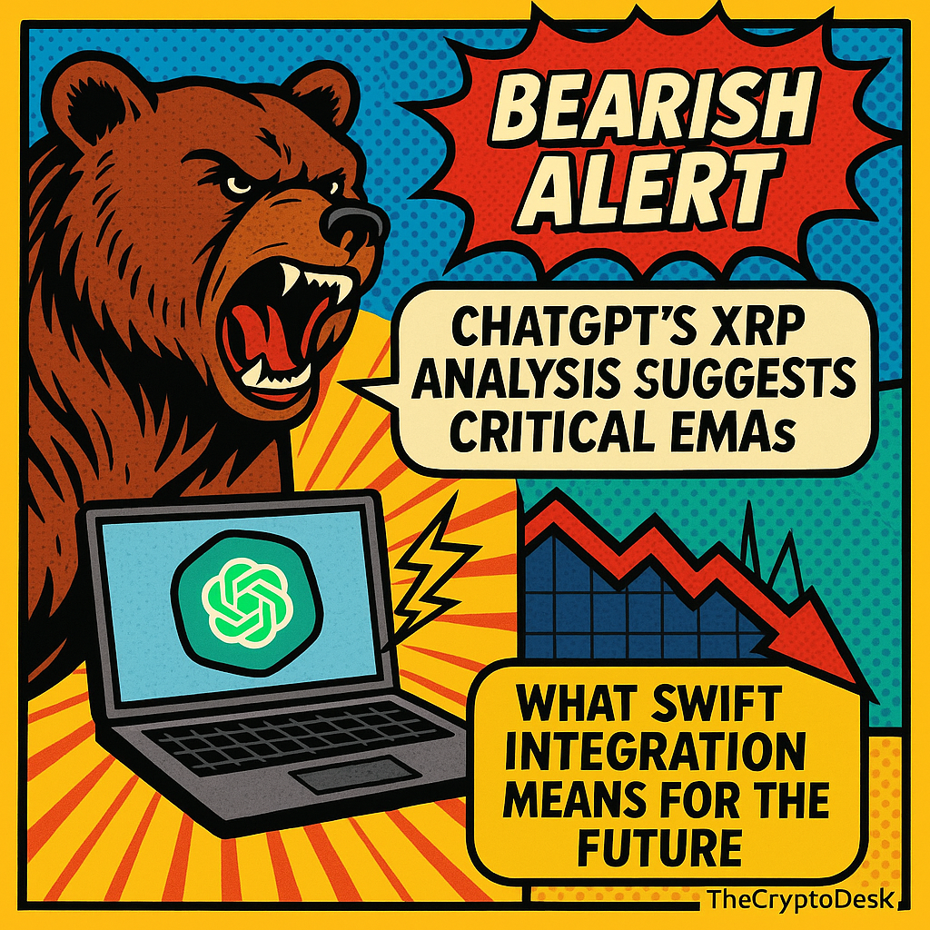 Bearish Alert: ChatGPTs XRP Analysis Suggests Critical EMAs – What SWIFT Integration Means for the Future