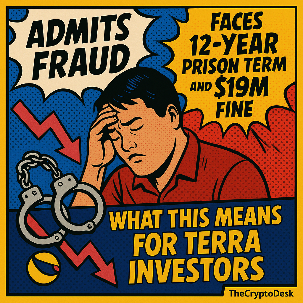 Do Kwon Admits Fraud, Faces 12-Year Prison Term and $19M Fine – What This Means for Terra Investors