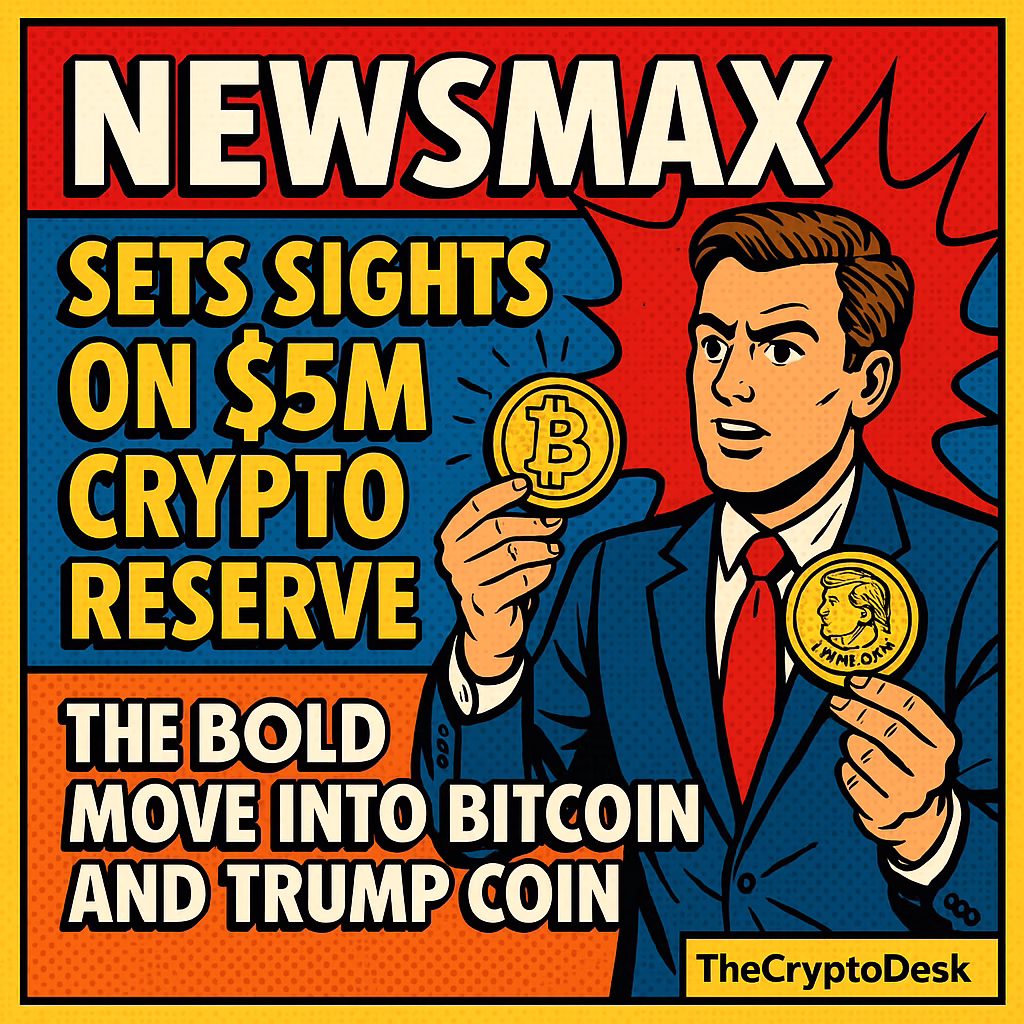 Newsmax Sets Sights on $5M Crypto Reserve: The Bold Move into Bitcoin and Trump Coin