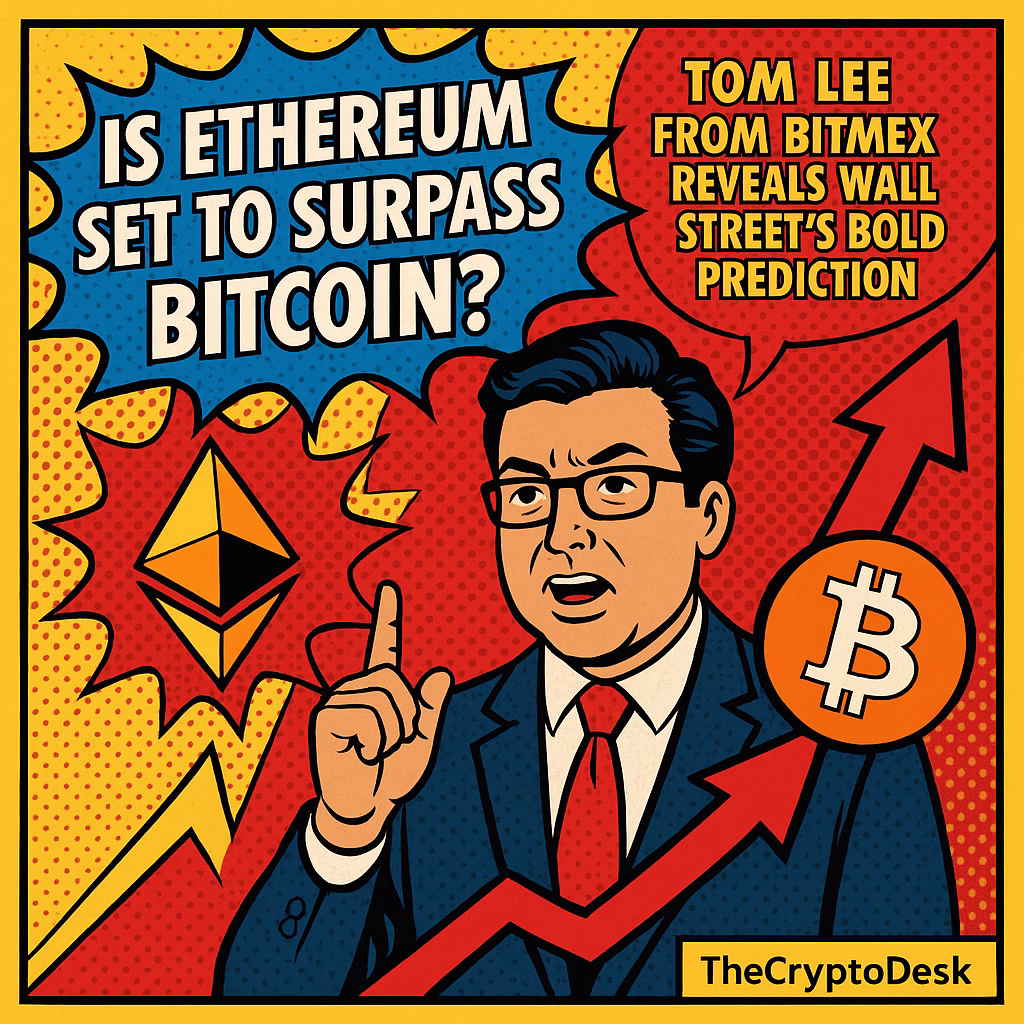 Is Ethereum Set to Surpass Bitcoin? Tom Lee from BitMEX Reveals Wall Streets Bold Prediction