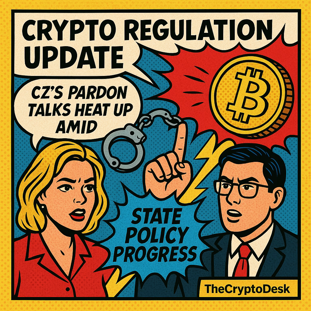 Crypto Regulation Update: CZs Pardon Talks Heat Up Amid State Policy Progress