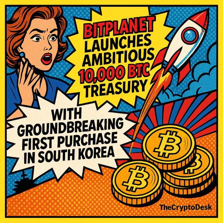 Bitplanet Launches Ambitious 10,000 BTC Treasury with Groundbreaking First Purchase in South Korea