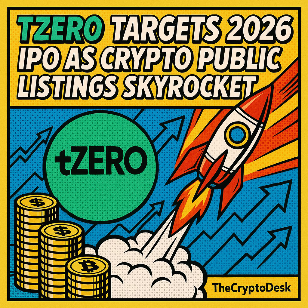 tZero Targets 2026 IPO as Crypto Public Listings Skyrocket tZero Targets 2026 IPO as Crypto Public Listings Skyrocket