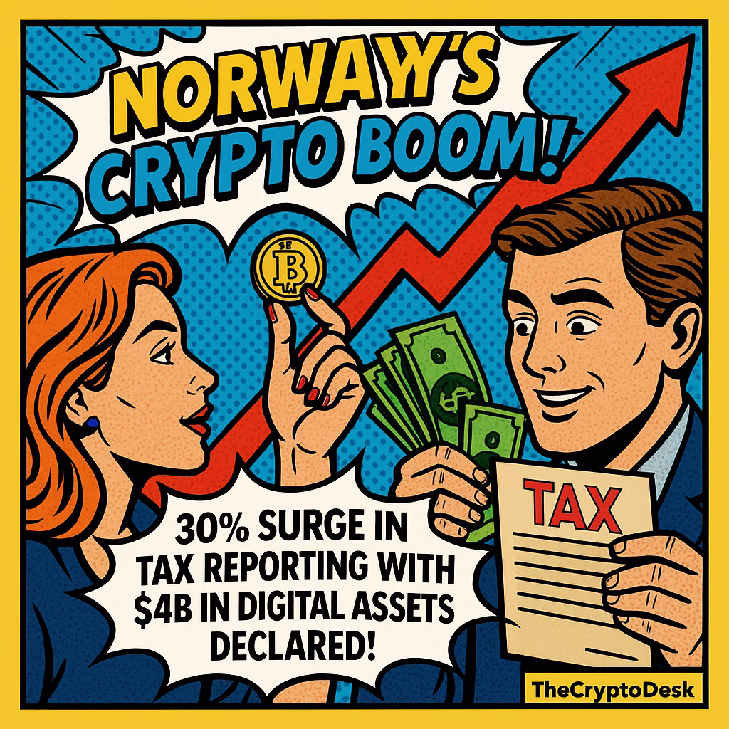 Norways Crypto Boom: 30% Surge in Tax Reporting with $4B in Digital Assets Declared!