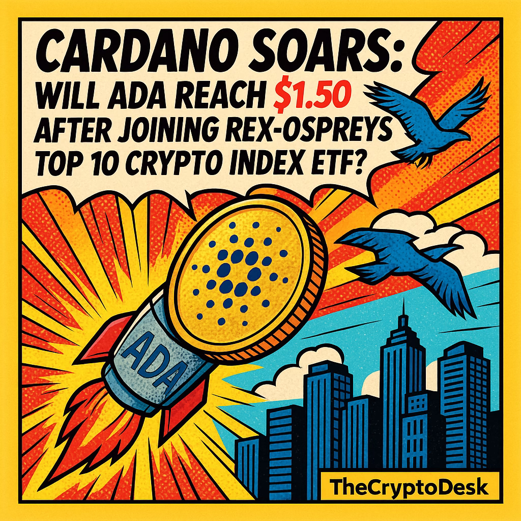 Cardano Soars: Will ADA Reach $1.50 After Joining REX-Ospreys Top 10 Crypto Index ETF?