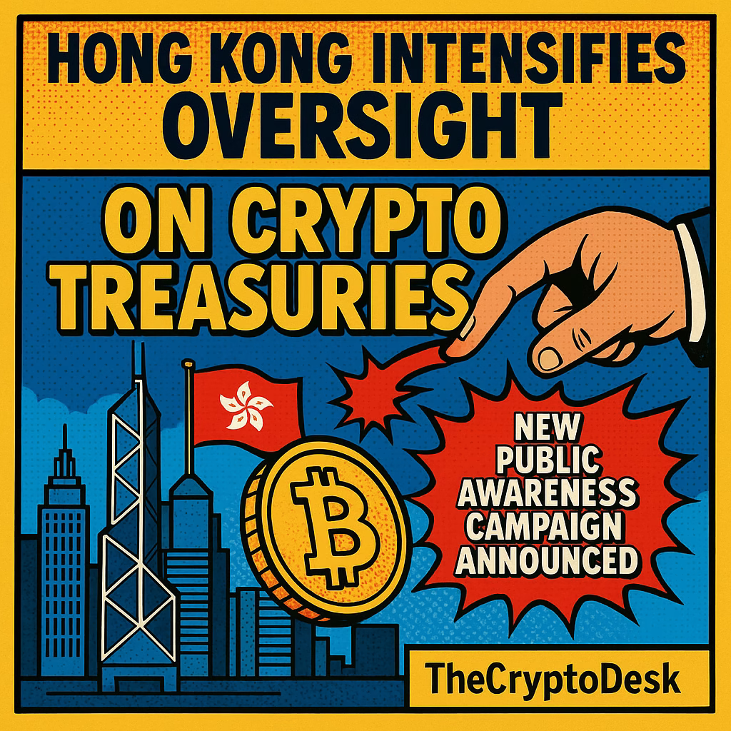 Hong Kong Intensifies Oversight on Crypto Treasuries: New Public Awareness Campaign Announced