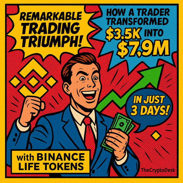 Remarkable Trading Triumph: How a Trader Transformed $3.5K into $7.9M with Binance Life Tokens in Just 3 Days!