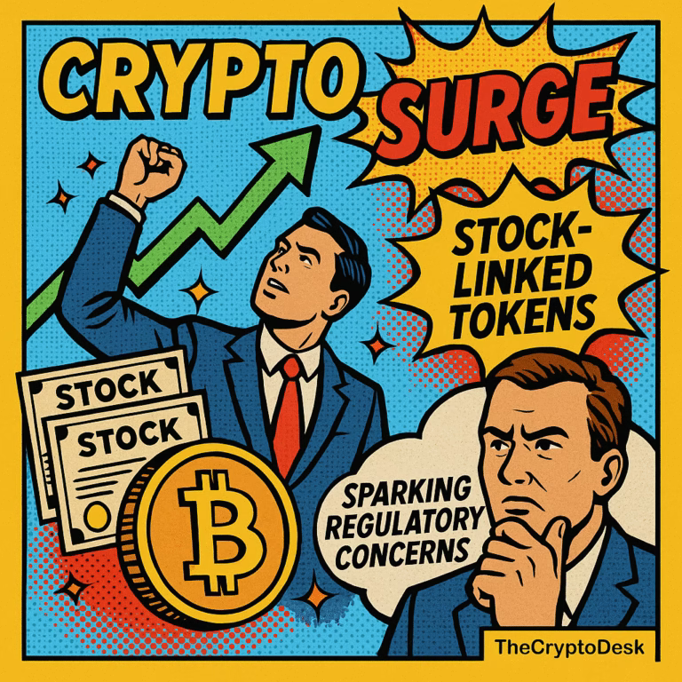 Crypto Companies Surge to Create Stock-Linked Tokens, Sparking Regulatory Concerns