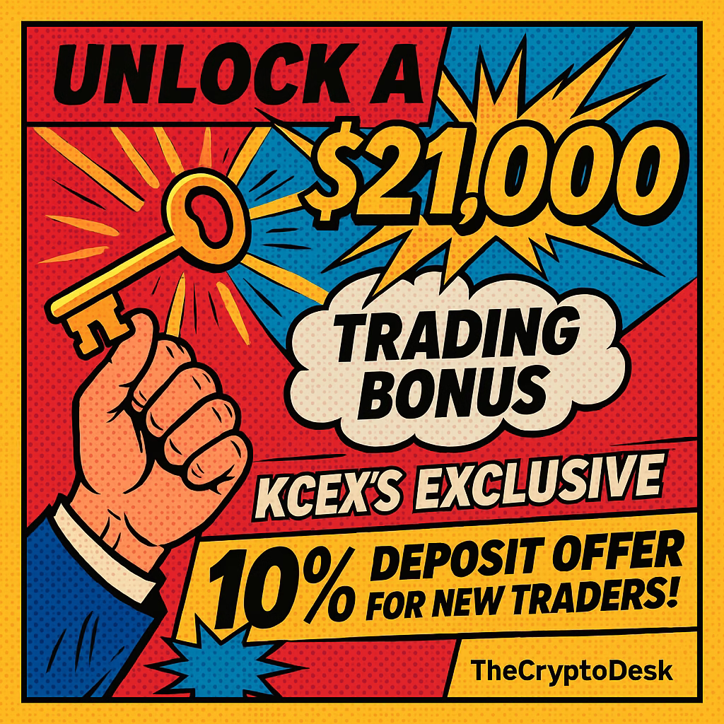 Unlock a $21,000 Trading Bonus: KCEXs Exclusive 10% Deposit Offer for New Traders!