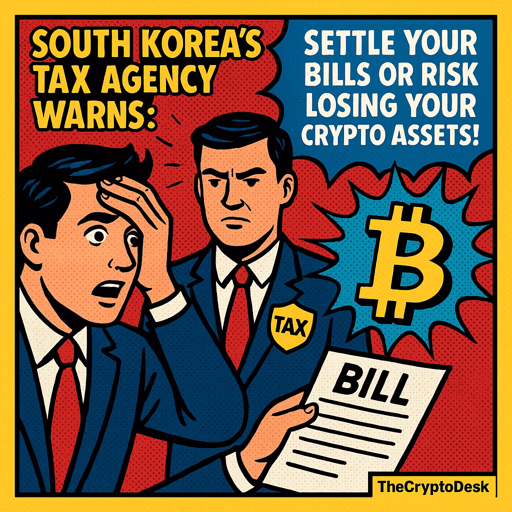 South Koreas Tax Agency Warns: Settle Your Bills or Risk Losing Your Crypto Assets!