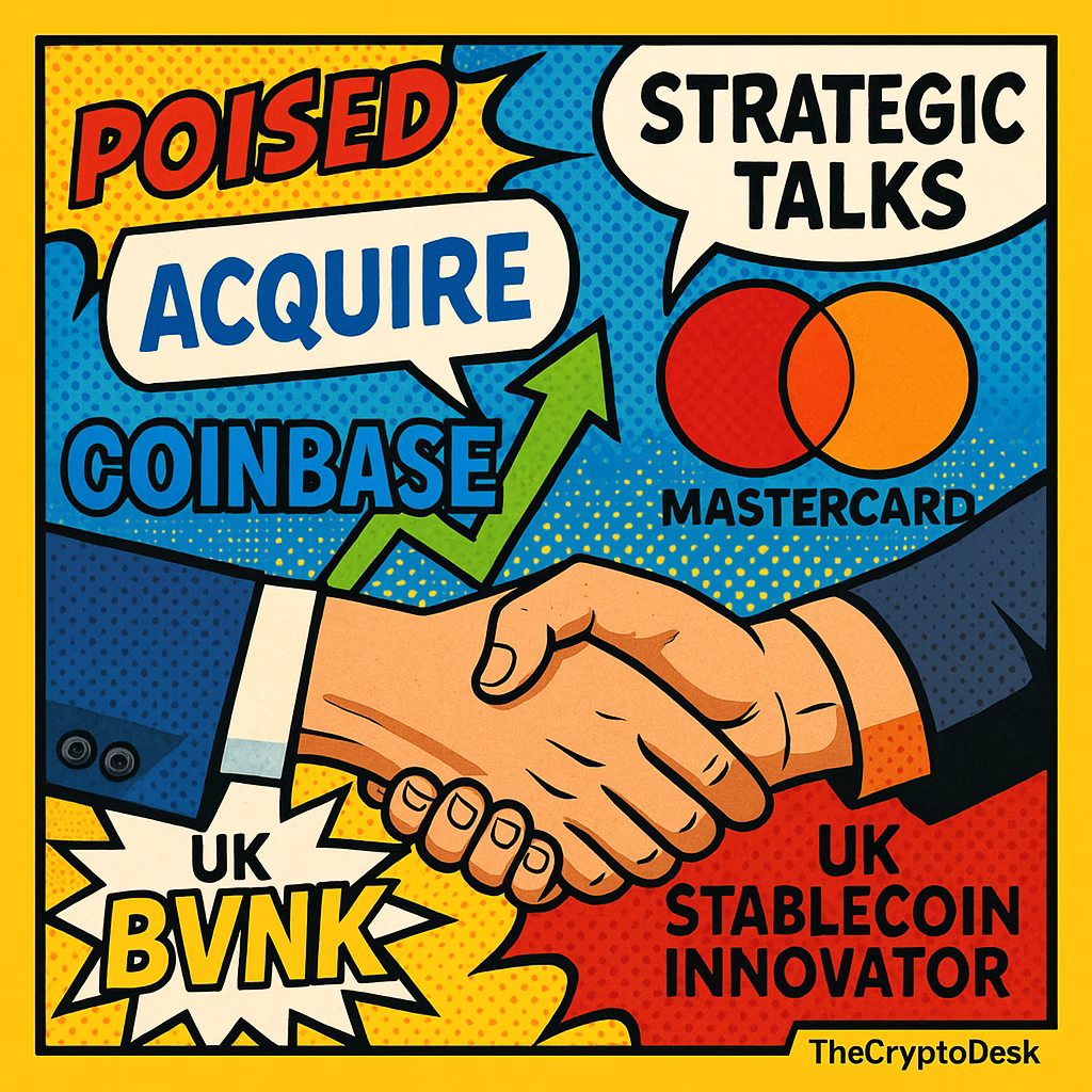 Coinbase and Mastercard Poised to Acquire UK Stablecoin Innovator BVNK in Strategic Talks