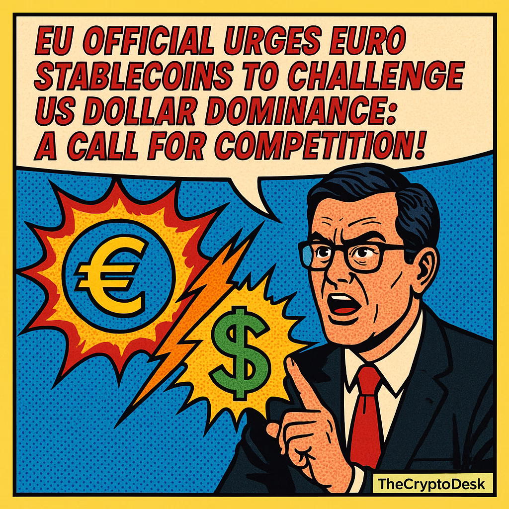 EU Official Urges Euro Stablecoins to Challenge US Dollar Dominance: A Call for Competition!