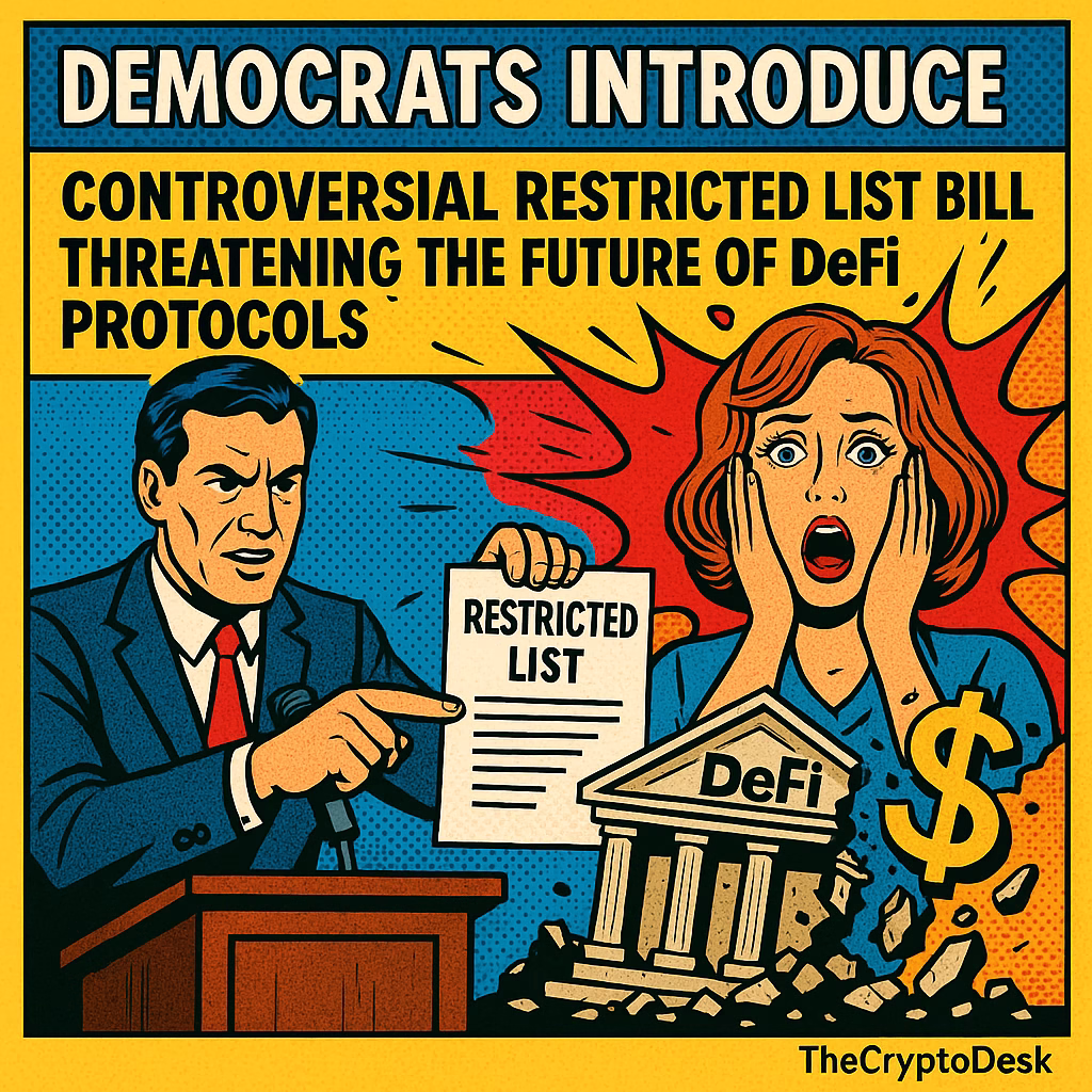 Democrats Introduce Controversial Restricted List Bill Threatening the Future of DeFi Protocols