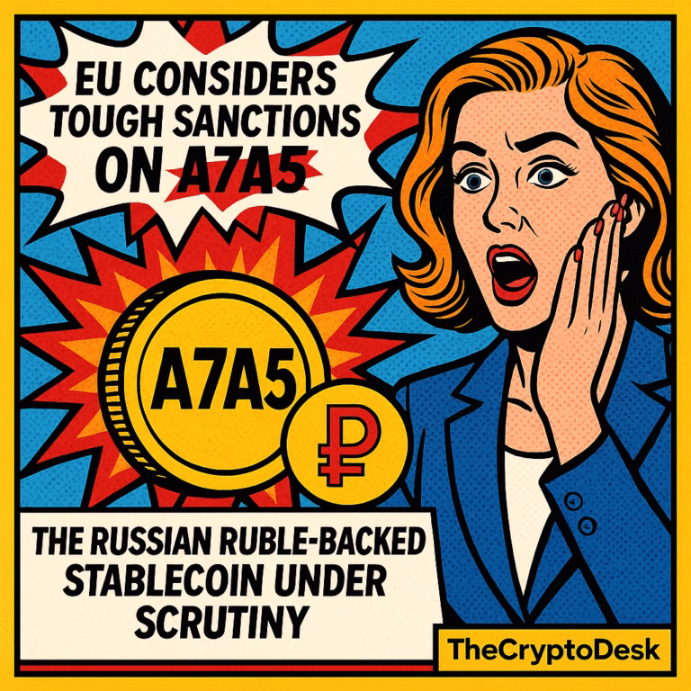 EU Considers Tough Sanctions on A7A5: The Russian Ruble-Backed Stablecoin Under Scrutiny