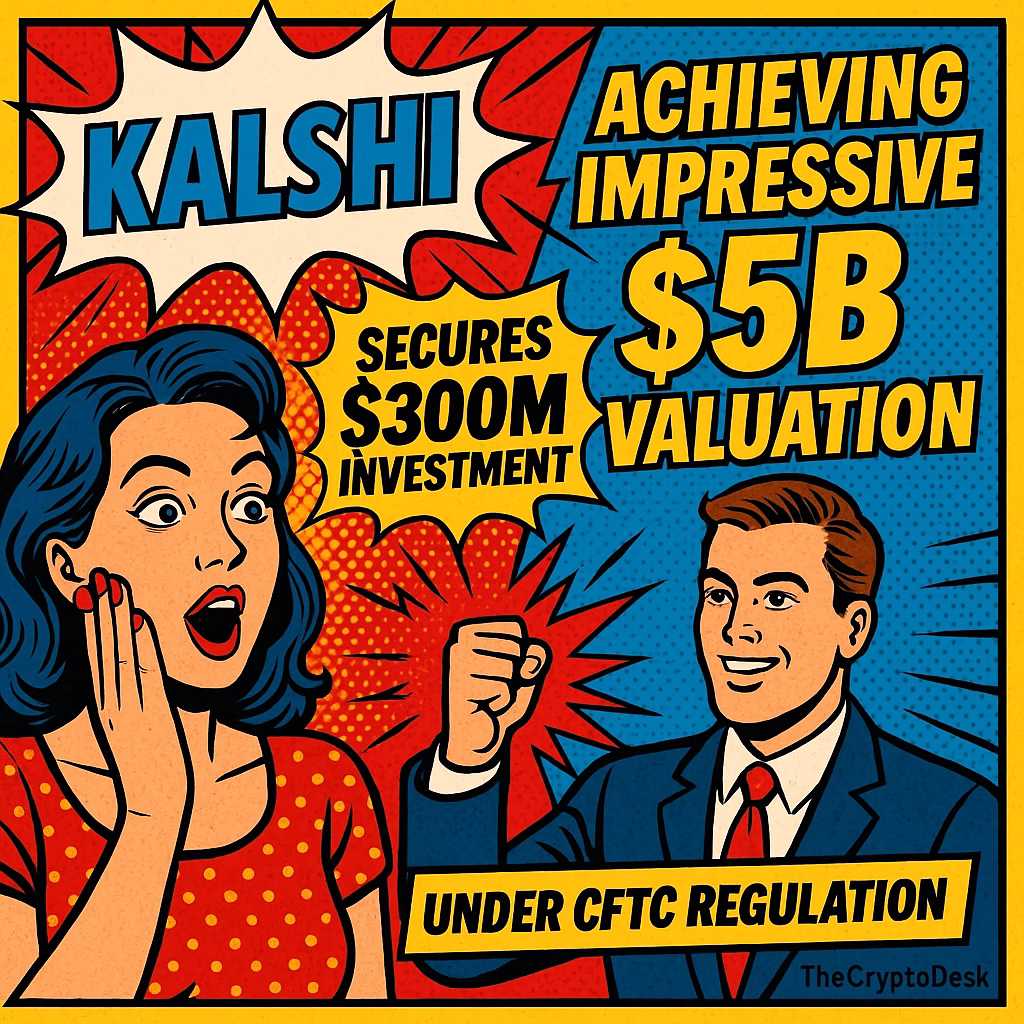 Kalshi Secures $300M Investment, Achieving Impressive $5B Valuation Under CFTC Regulation