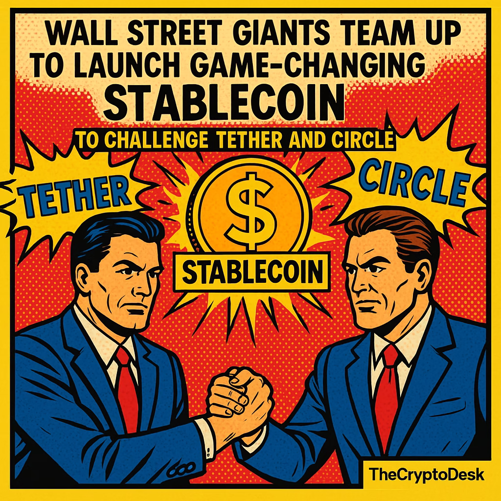 Wall Street Giants Team Up to Launch Game-Changing Stablecoin to Challenge Tether and Circle
