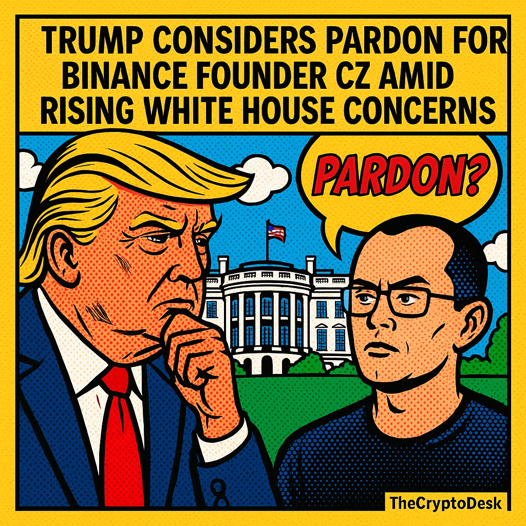 Trump Considers Pardon for Binance Founder CZ Amid Rising White House Concerns