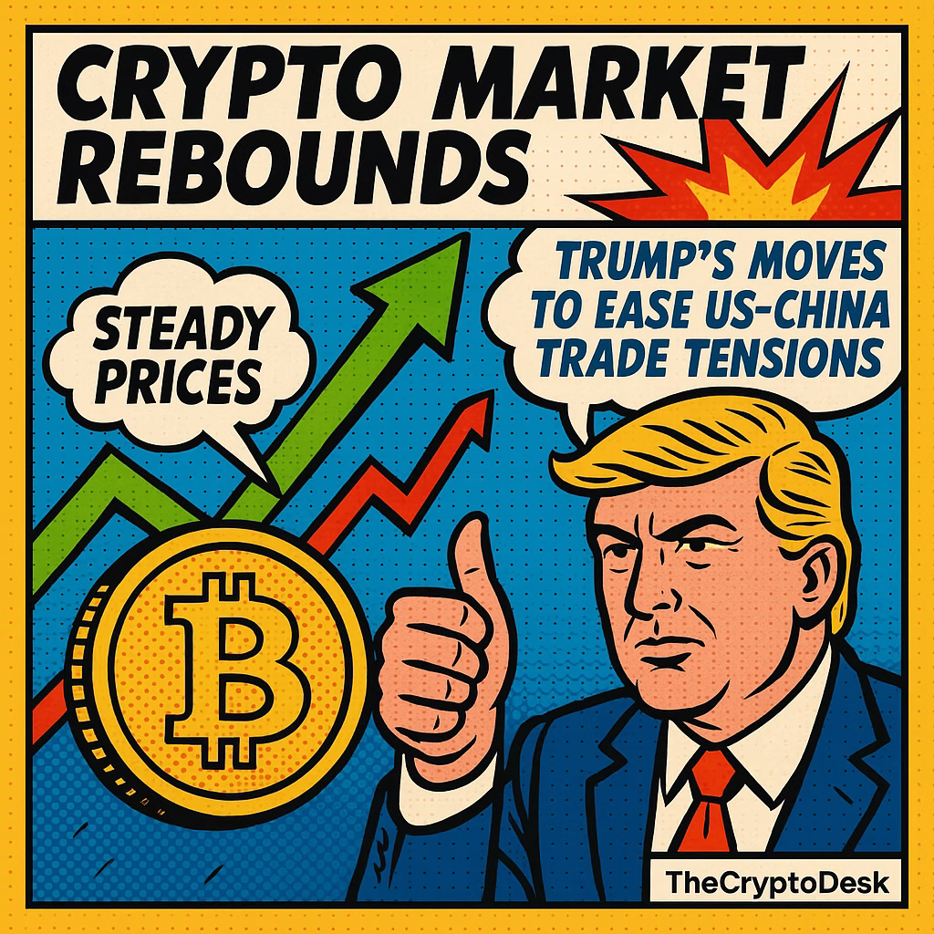 Crypto Market Rebounds: Trumps Moves to Ease US-China Trade Tensions Steady Prices