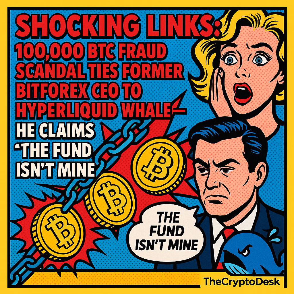 Shocking Links: 100,000 BTC Fraud Scandal Ties Former BitForex CEO to Hyperliquid Whale – He Claims The Fund Isnt Mine