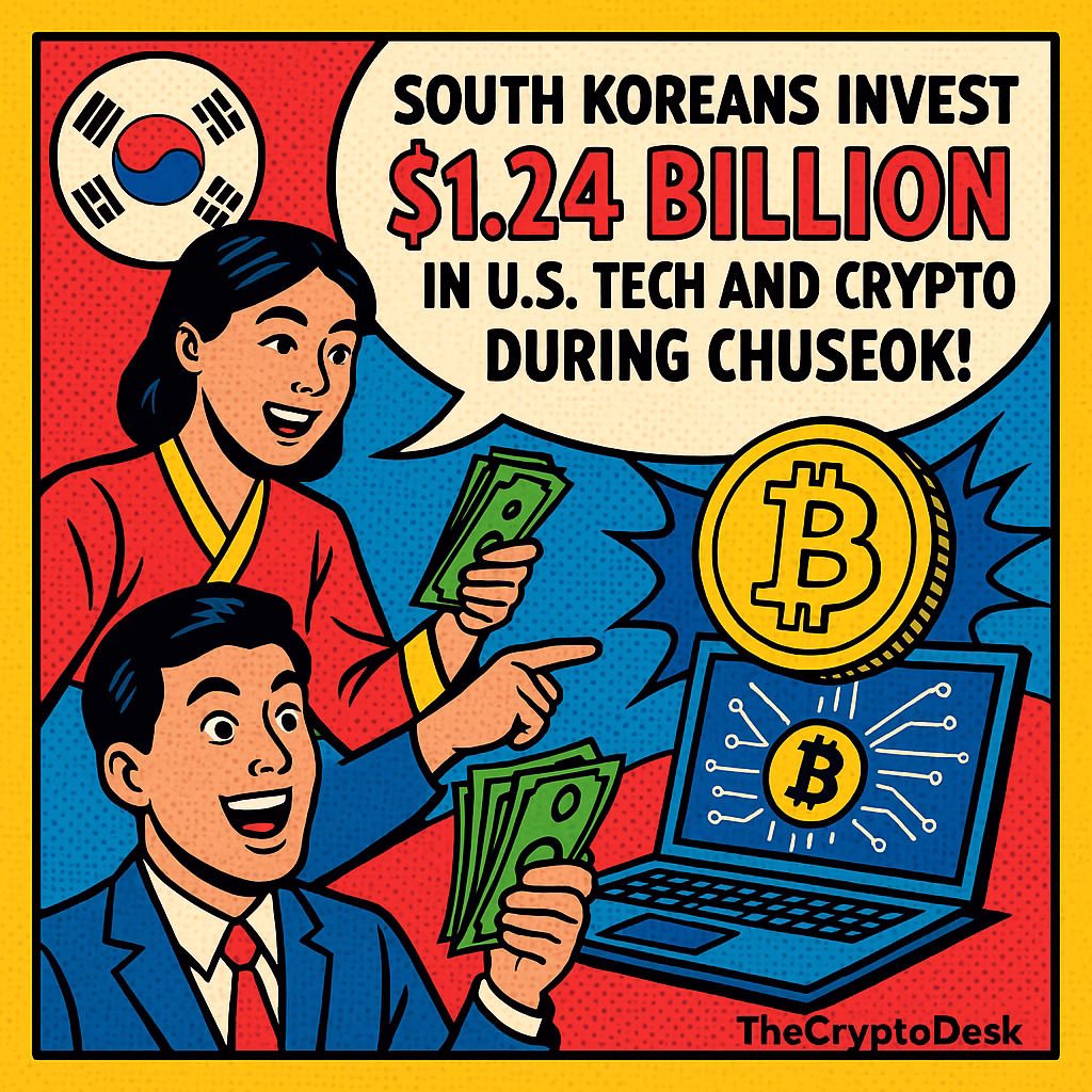 South Koreans Invest $1.24 Billion in U.S. Tech and Crypto During Chuseok!