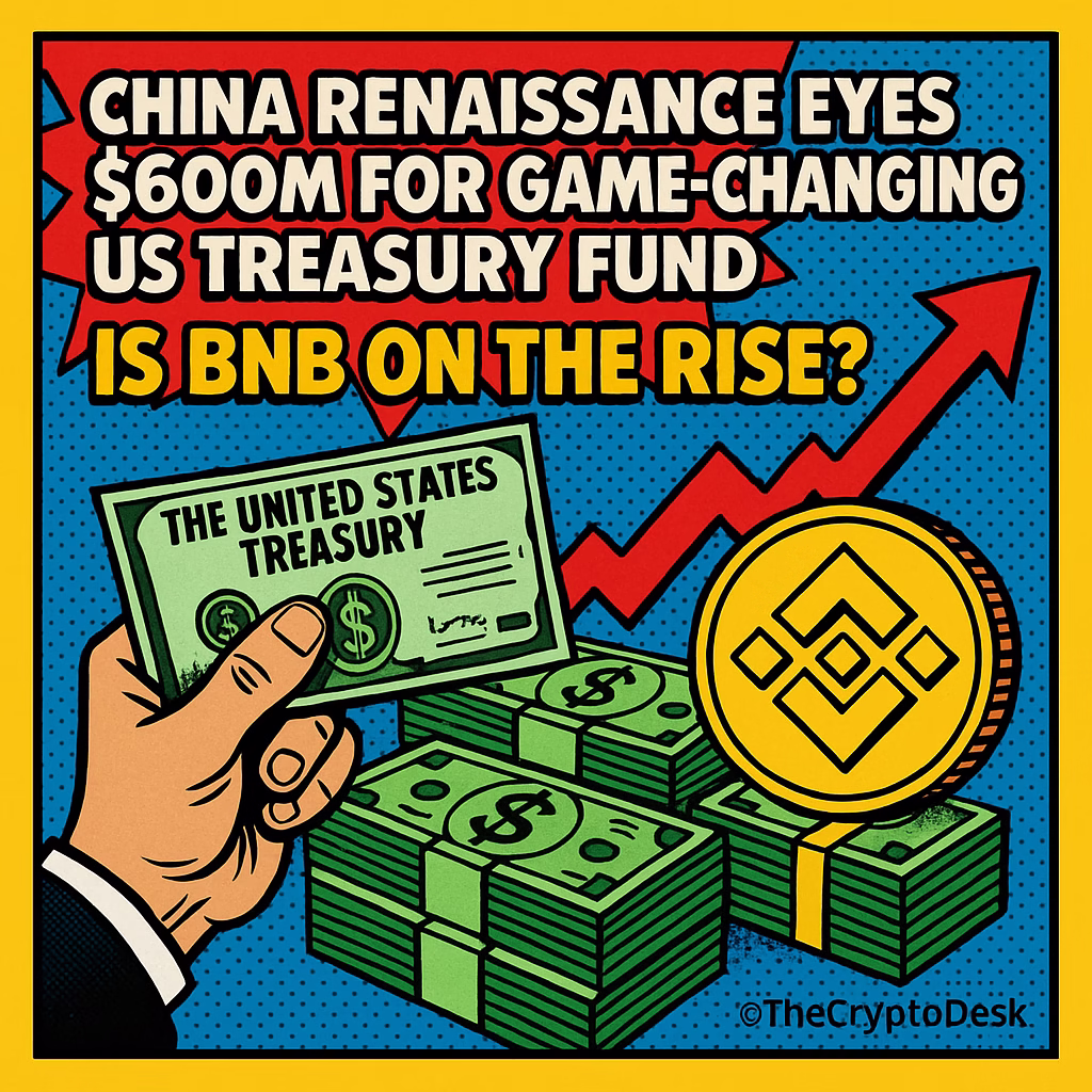 China Renaissance Eyes $600M for Game-Changing US Treasury Fund: Is BNB on the Rise?