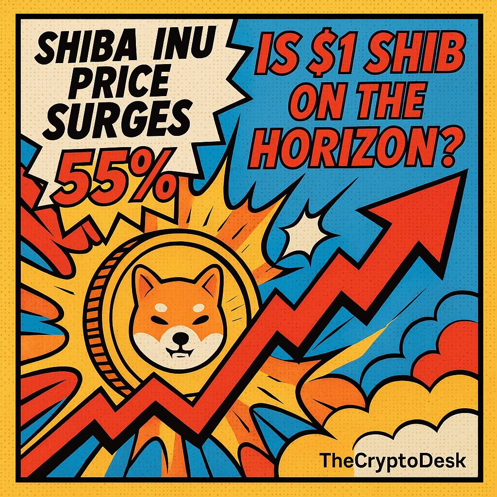 Shiba Inu Price Surges 55% After Recent Dip: Is $1 SHIB on the Horizon?
