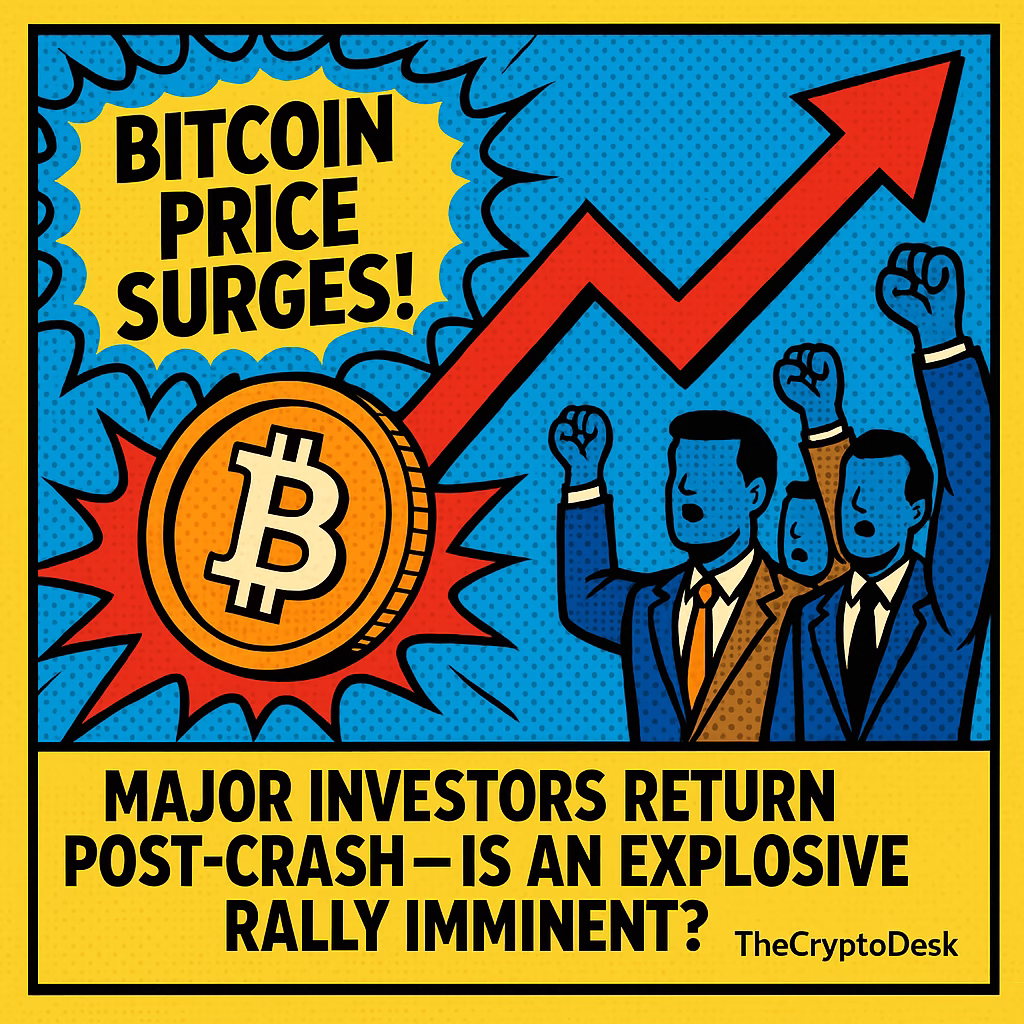 Bitcoin Price Surges: Major Investors Return Post-Crash – Is an Explosive Rally Imminent?