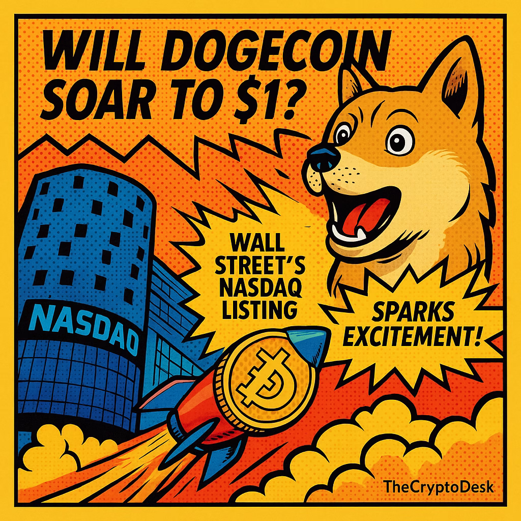 Will Dogecoin Soar to $1? Wall Streets Nasdaq Listing Sparks Excitement!