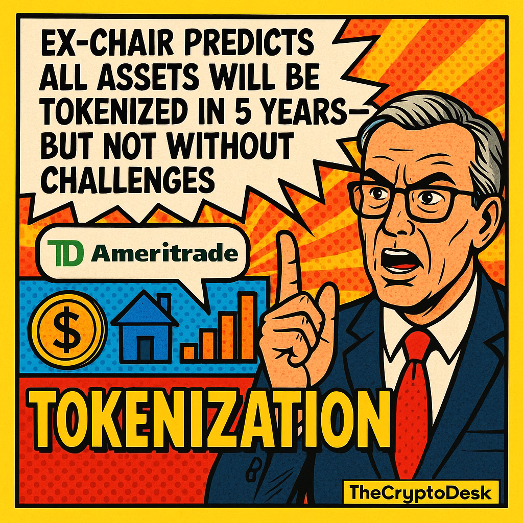 TD Ameritrades Ex-Chair Predicts All Assets Will Be Tokenized in 5 Years—But Not Without Challenges