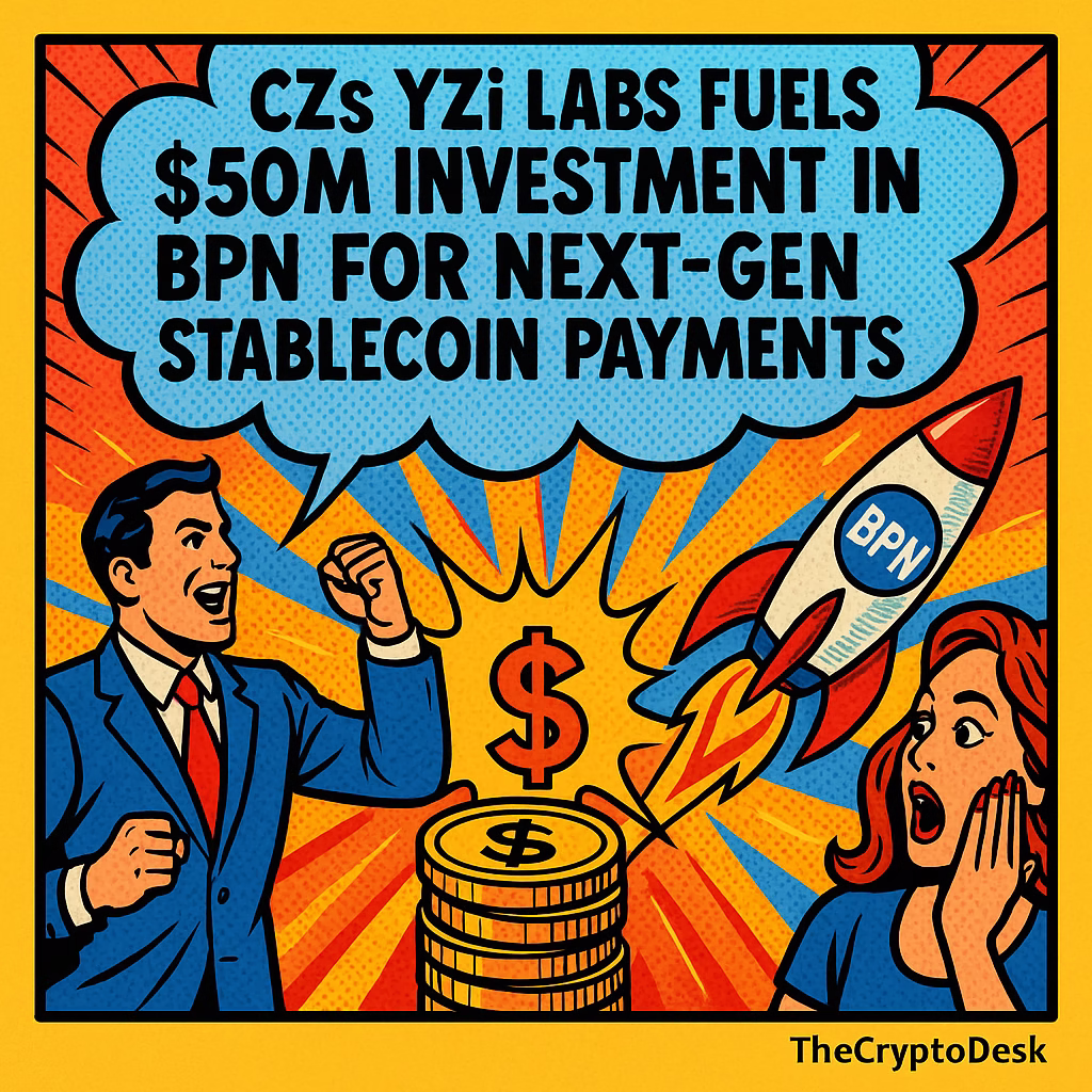 CZs YZi Labs Fuels $50M Investment in BPN for Next-Gen Stablecoin Payments