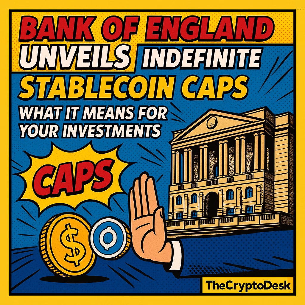 Bank of England Unveils Indefinite Stablecoin Caps: What It Means for Your Investments