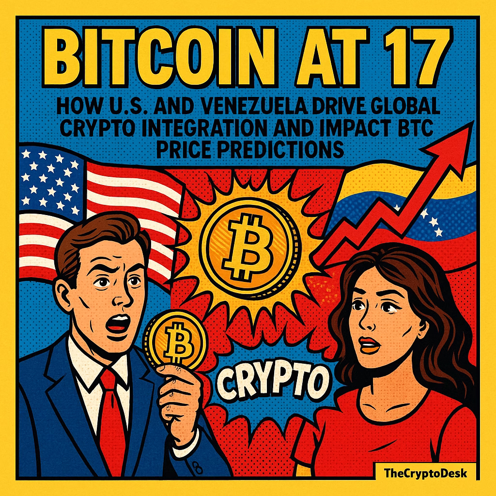 Bitcoin at 17: How U.S. and Venezuela Drive Global Crypto Integration and Impact BTC Price Predictions